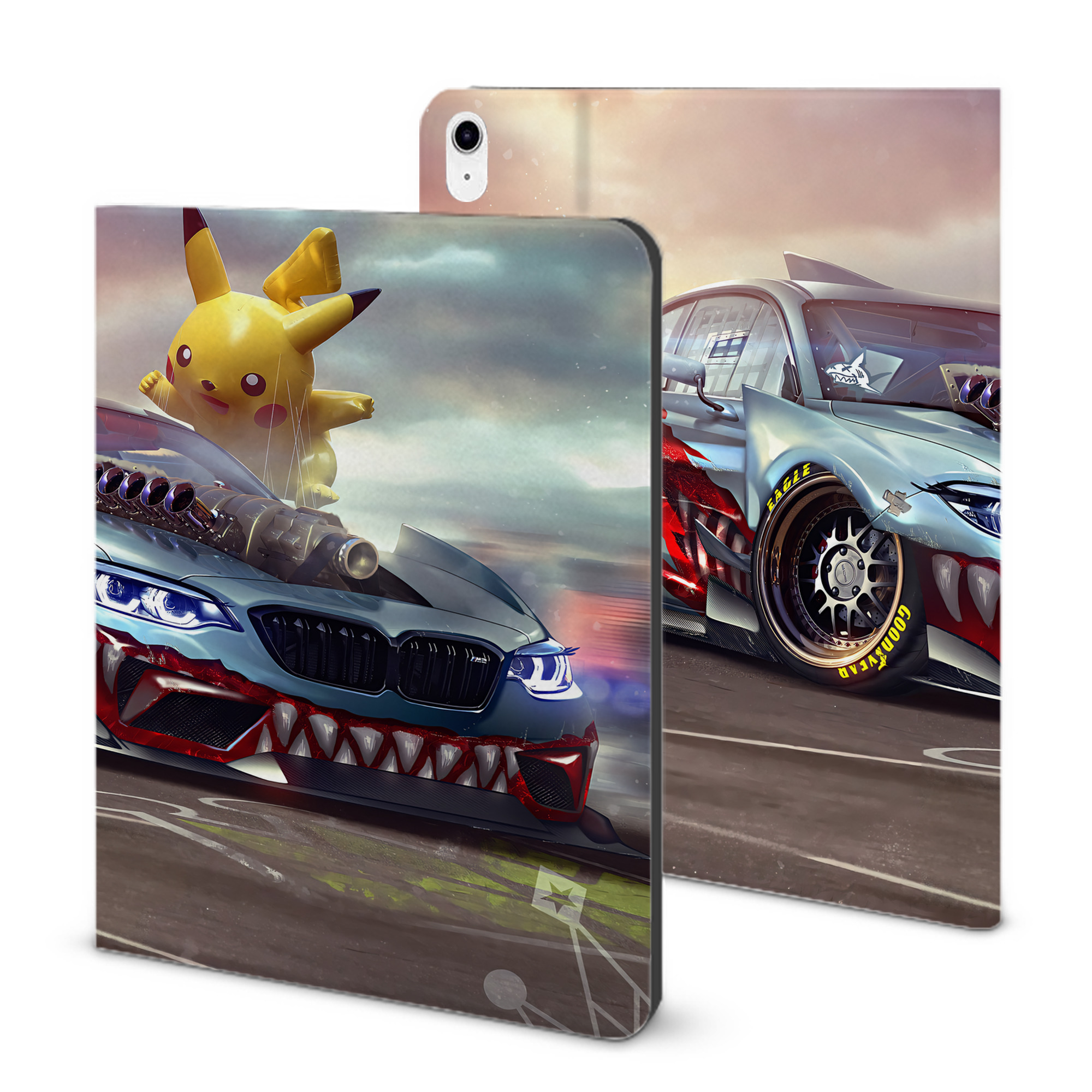（画像用） ポケットモンスター Pokémon IPad ケース ブック型 PUレザー TPU 耐衝撃 軽量 薄型 ペン収納なし 全面保護 IPad 各モデル対応